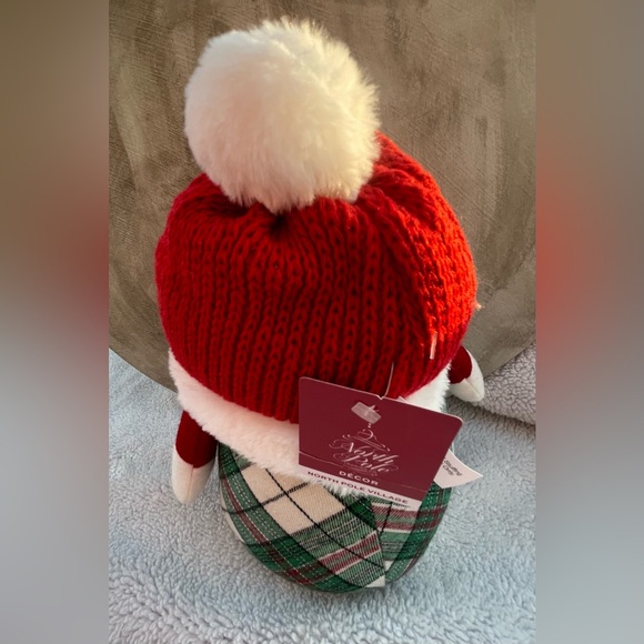 PLAID PATTERN GNOME, African American- 9” tall approximately - Picture 3 of 3